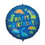 PROCOS Μπαλόνια Decorata Foil Happy Birthday Dinosaur 46εκ 1τμχ, Δεινόσαυρος, Γενέθλια, Διακόσμηση 