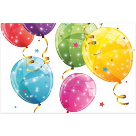 PROCOS Τραπεζομάντηλο Πλαστικό Sparkling Balloons Kokliko 120X180cm, Γενέθλια, Θεματικά Πάρτι  PROCOS Τραπεζομάντηλο Πλαστικό Sparkling Balloons Kokliko 120X180cm, Γενέθλια, Θεματικά Πάρτι