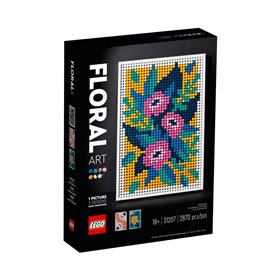 LEGO Art Τέχνη Με Λουλούδια  LEGO Art Τέχνη Με Λουλούδια