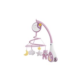 Chicco Next2Dream Mobile Μουσικό Περιστρεφόμενο Παιχνίδι 3 σε 1 - Ροζ 