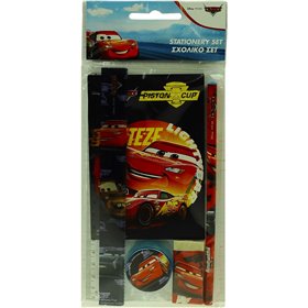 GIM Σετ Σχολικό Και Μπλοκ Cars  GIM Σετ Σχολικό Και Μπλοκ Cars