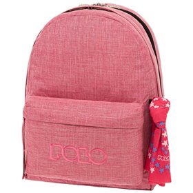 POLO Σακίδιο Original Double Scarf (P.R.C.) (Vivid Pink-Εντονο Ροζ) 2022 