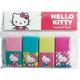 GIM Σετ 4 Γομες Hello Kitty Lemonade 