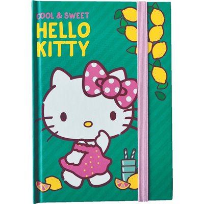 GIM Μπλοκάκι Με Λάστιχο Hello Kitty Lemonade 