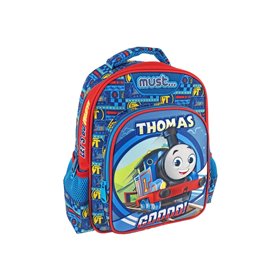 MUST Τσάντα Πλάτης Νηπίου 27Χ10χ31 2 Θηκες 3D Soft Thomas Goooo! 