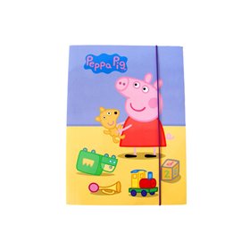 St. majewski Φάκελος με Λάστιχο Χάρτινος Α4 Peppa Pig  St. majewski Φάκελος με Λάστιχο Χάρτινος Α4 Peppa Pig