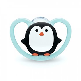 NUK Space Πιπίλα Σιλικόνης Χωρίς Κρίκο 6-18 μηνών  NUK Space Πιπίλα Σιλικόνης Χωρίς Κρίκο 6-18 μηνών