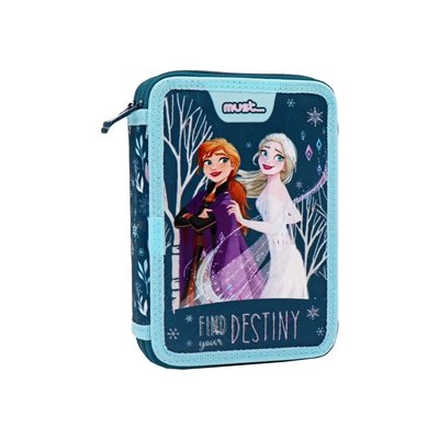 MUST Κασετίνα Διπλή Γεμάτη Disney Frozen 2 Find Your Destiny 