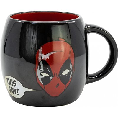 Stor Globe Κεραμική Κούπα 380 ML In Deadpool Gift Box 