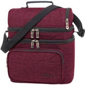 POLO Τσάντα Φαγητού Double Cooler (2022) - Bordeaux-Μπορντώ  POLO Τσάντα Φαγητού Double Cooler (2022) - Bordeaux-Μπορντώ