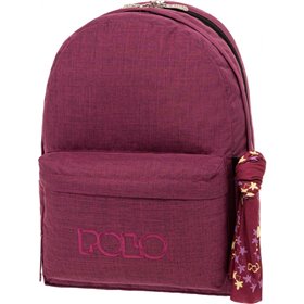 POLO Σακίδιο Original Double Scarf (2022) - (P.R.C.) (Eggplant - Μελιτζανί) 