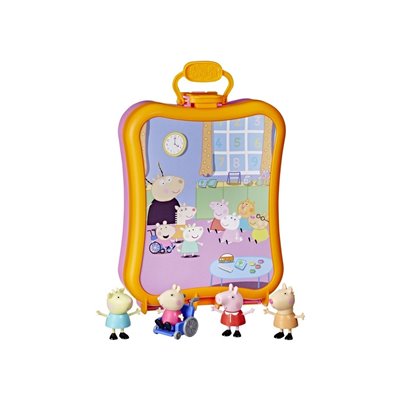 Hasbro Peppa Pig Peppas Club Friends Case Pack 2 Θήκη με 4 Φιγούρες 