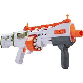 Hasbro Nerf Halo Bulldog Sg Dart Blaster - Pump-Action, Rotating 10-Dart 