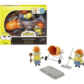Mattel mns φιγουρες σετ των 2 με αξεσουαρ Movie Moments Mixed Up Minions 