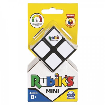 Spin Master Rubiks Cube: 2X2 Classic Colour-Matching Puzzle - Pocket Size 