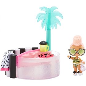 MGA Entertainment LOL Surprise OMG House Of Surprises Hot Tub Playset With Yacht B.B. Collectible Doll And 8 Surprises  MGA Entertainment LOL Surprise OMG House Of Surprises Hot Tub Playset With Yacht B.B. Collectible Doll And 8 Surprises