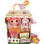 MGA Entertainment Lalaloopsy Doll Sweetie Candy Ribbon And Pet Puppy, 13 Taffy Candy-Inspired Doll With Pink/Yellow Outfit And A