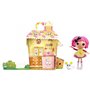 MGA Entertainment Lalaloopsy Doll Sweetie Candy Ribbon And Pet Puppy, 13 Taffy Candy-Inspired Doll With Pink/Yellow Outfit And A