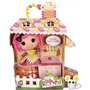 MGA Entertainment Lalaloopsy Doll Sweetie Candy Ribbon And Pet Puppy, 13 Taffy Candy-Inspired Doll With Pink/Yellow Outfit And A