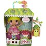 MGA Entertainment Lalaloopsy Doll Sweetie Candy Ribbon And Pet Puppy, 13 Taffy Candy-Inspired Doll With Pink/Yellow Outfit And A