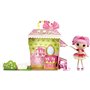 MGA Entertainment Lalaloopsy Doll- Jewel Sparkles And Pet Persian Cat, 13 Princess Doll With Pink Hair, Pink Outfit And Accessor