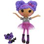 MGA Entertainment Lalaloopsy Doll Storm E. Sky And Cool Cat, 13 Rocker Musician Doll With Purple Hair, Pink/Black Outfit And Acc