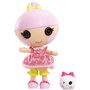 MGA Entertainment Lalaloopsy Littles Doll- Trinket Sparkles And Pet Yarn Ball Kitten, 7 Princess Doll With Pink Outfit And Acces