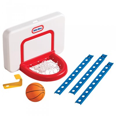 little tikes Attach N Play Basketball Game White Μπασκέτα Πόρτας με Μπάλα 