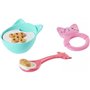 Mattel My Garden Baby Snack And Snuggle Kitten Interactive Hot Pink Doll 