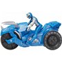 Hasbro Power Rangers Dino Fury Rip N Go Tricera Battle Rider And Blue Ranger 6-Inch-Scale Vehicle 