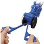 Hasbro Power Rangers Dino Fury Rip N Go Tricera Battle Rider And Blue Ranger 6-Inch-Scale Vehicle 