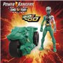 Hasbro Power Rangers Dino Fury Rip N Go Sabertooth Battle Rider And Green Ranger 6-Inch-Scale Vehicle 