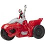 Hasbro Power Rangers Dino Fury Rip N Go T-Rex Battle Rider And Red Ranger 6-Inch-Scale όχημα 