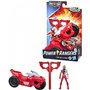 Hasbro Power Rangers Dino Fury Rip N Go T-Rex Battle Rider And Red Ranger 6-Inch-Scale όχημα 