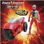 Hasbro Power Rangers Dino Fury Rip N Go T-Rex Battle Rider And Red Ranger 6-Inch-Scale όχημα 