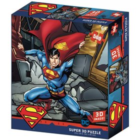 prime3d DC Comic Superman Strength 3D Effect Παζλ  prime3d DC Comic Superman Strength 3D Effect Παζλ