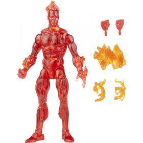 Hasbro Marvel Legends Series Retro Fantastic Four The Human Torch 6-Inch Περιλαμβάνει 5 Αξεσουάρ  Hasbro Marvel Legends Series Retro Fantastic Four The Human Torch 6-Inch Περιλαμβάνει 5 Αξεσουάρ