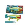 Hasbro Nerf Dinosquad Armorstrike Dart Blaster, 8-dart Rotating Drum, Drop Grip, 16 Elite Darts, Anklyosaurus 