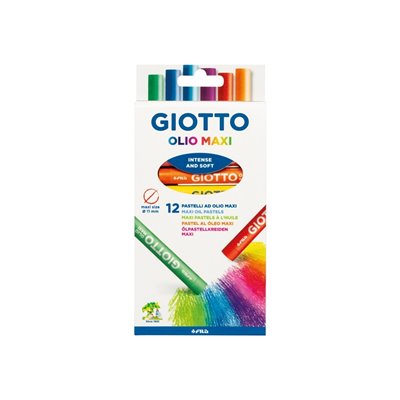 Giotto Olio Maxi Λαδοπαστέλ 12Τμχ  