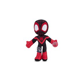 Jazwares Spidey - Λούτρινο 23Cm - Web Clingers Miles Morales Spider-Man 