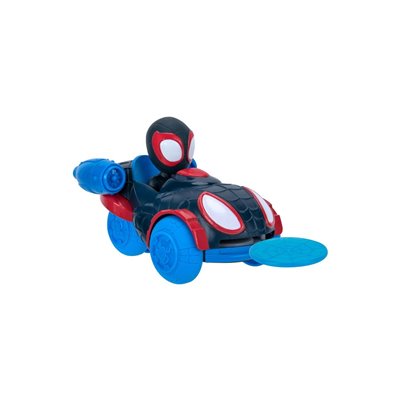 Jazwares Spidey - Φιγούρα 5cm με όχημα W1 - Miles Morales Spider-Man 