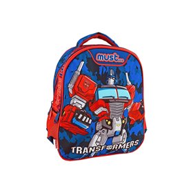 MUST Τσάντα Πλάτης Νηπίου 27Χ10χ31 2Θηκες Transformers Optimus Prime 