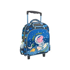 MUST Τσάντα Τρόλλευ Νηπίου 27Χ10χ31 2 Θήκες George Space Travel 