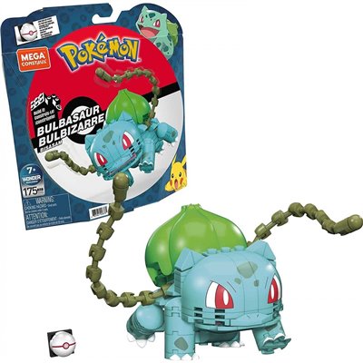 MEGA Construx Pokemon Bulbasaur, 175 Bricks And Pieces Over 4-Inches Tall 