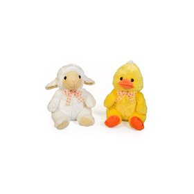 Christakopoulos Λούτρινο Ζωάκι (Προβατάκι &amp Παπάκι) 28εκ - 1 τμχ 