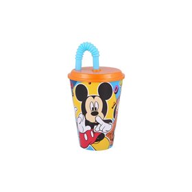 Group Operation Ποτηρι Με Καπάκι Και Καλαμάκι Mickey 430Ml  Group Operation Ποτηρι Με Καπάκι Και Καλαμάκι Mickey 430Ml