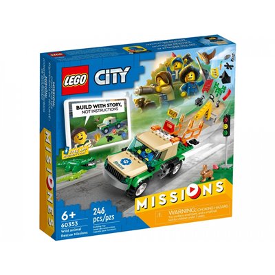 LEGO City Αποστολές Διάσωσης Άγριων Ζώων 