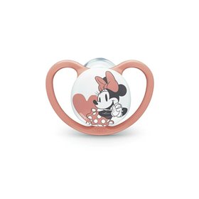 NUK Space Disney Mickey & Minnie 18-36Μ Πιπίλα Σιλικόνης 1Τμχ.  NUK Space Disney Mickey & Minnie 18-36Μ Πιπίλα Σιλικόνης 1Τμχ.