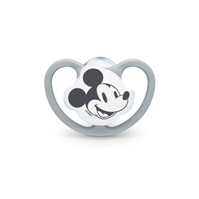 NUK Space Disney Mickey & Minnie 0-6Μ Πιπίλα Σιλικόνης 1Τμχ.  NUK Space Disney Mickey & Minnie 0-6Μ Πιπίλα Σιλικόνης 1Τμχ.