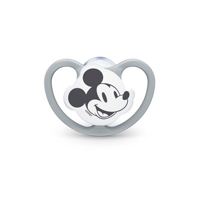 NUK Space Disney Mickey &amp Minnie 0-6Μ Πιπίλα Σιλικόνης 1Τμχ. 